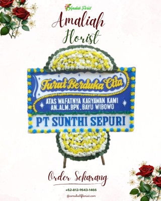 Papan Bunga Duka di Girijati